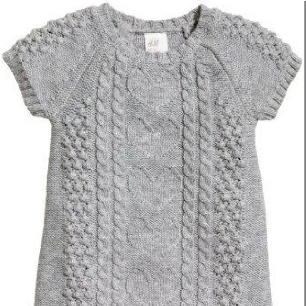 Grey H&M Knitted Dress